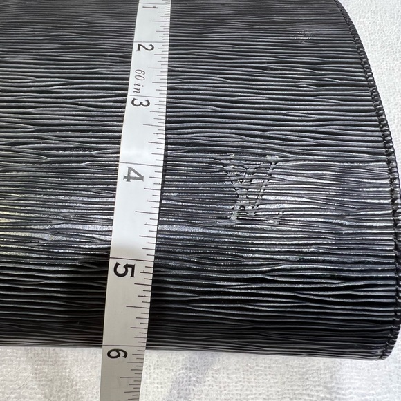 Louis Vuitton Bag 9” wide, 6” tall, 2”deep.  Fits I phone, key, cardholder. - Picture 14 of 15